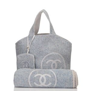 Chanel Tote & Towel Beach Set
